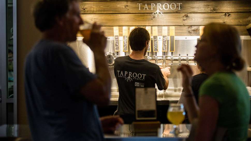 FRESH. LOCAL. BEER. Straight from our farm brewery to your glass. Equipped with a state-of-the-art seven-barrel brewhouse, Taproot Brewing focuses on unfiltered hop-forward beers made in small batches and meant to be enjoyed immediately for the ultimate freshness.Come for the beer and nosh on our farm-focused menus, artisanal cheeses, or house-made pretzels – for an afternoon overlooking the vines. Or join us upstairs at Brix for our dinner hours, where Taproot beers will be flowing paired with Brix’s signature scratch fare.