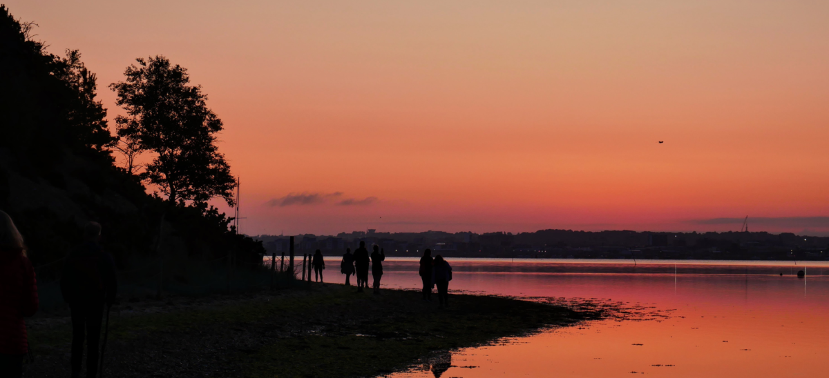Sunset over Shipstal Beach