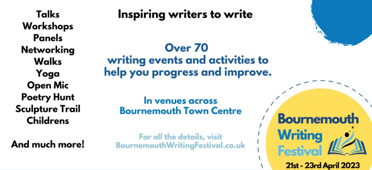 Bournemouth Writing Festival poster