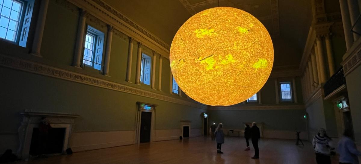 Helios by Luke Jerram - a representation of the sun