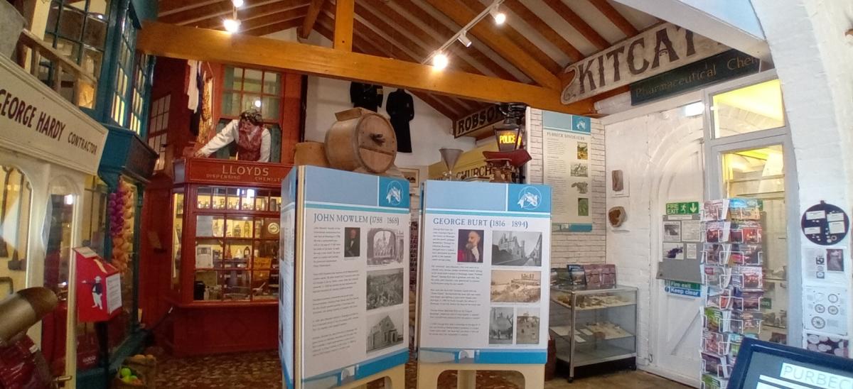Inside Swanage Museum and Heritage Centre in Dorset