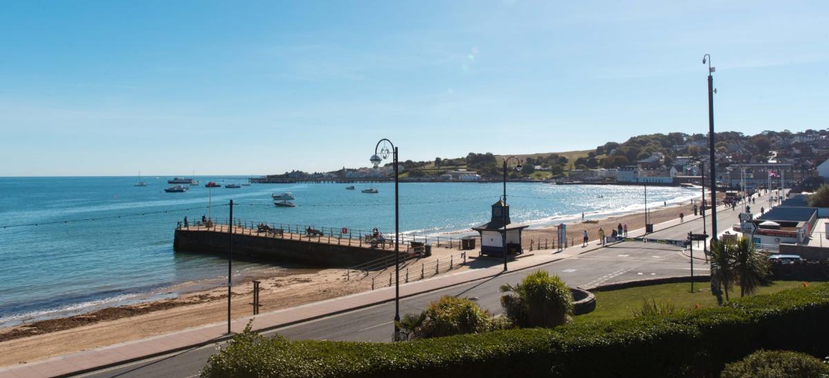 Swanage seafront in Dorset