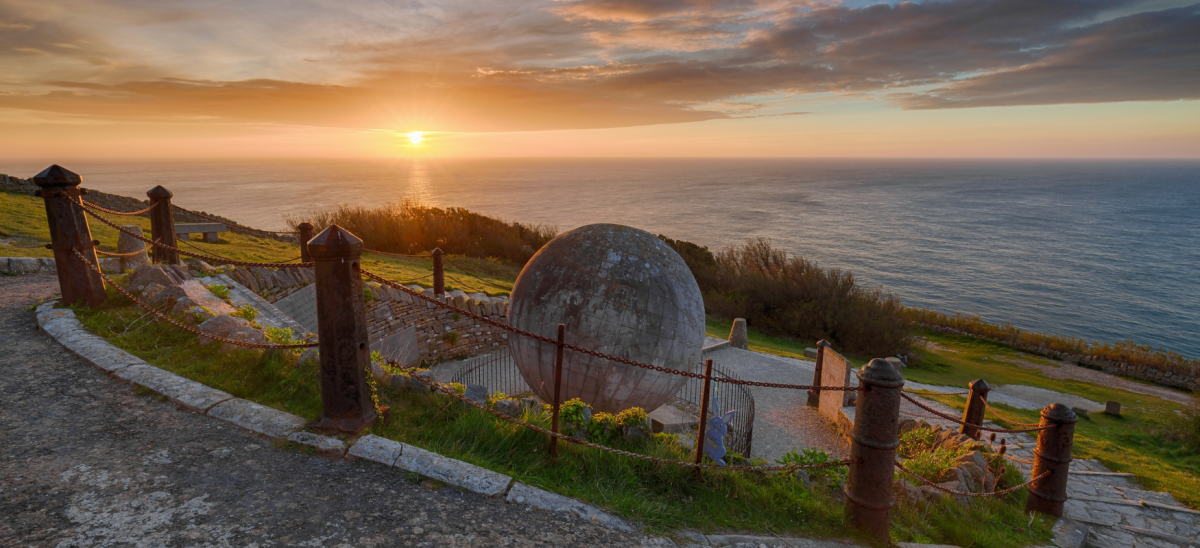 The Globe Sculpture at Durlston Country Park Swanage credit Paul Dimarco