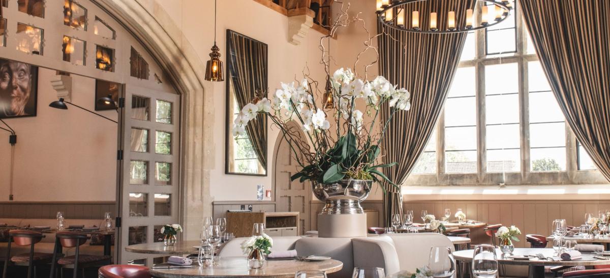 The Clockspire restaurant near Sherborne in Dorset
