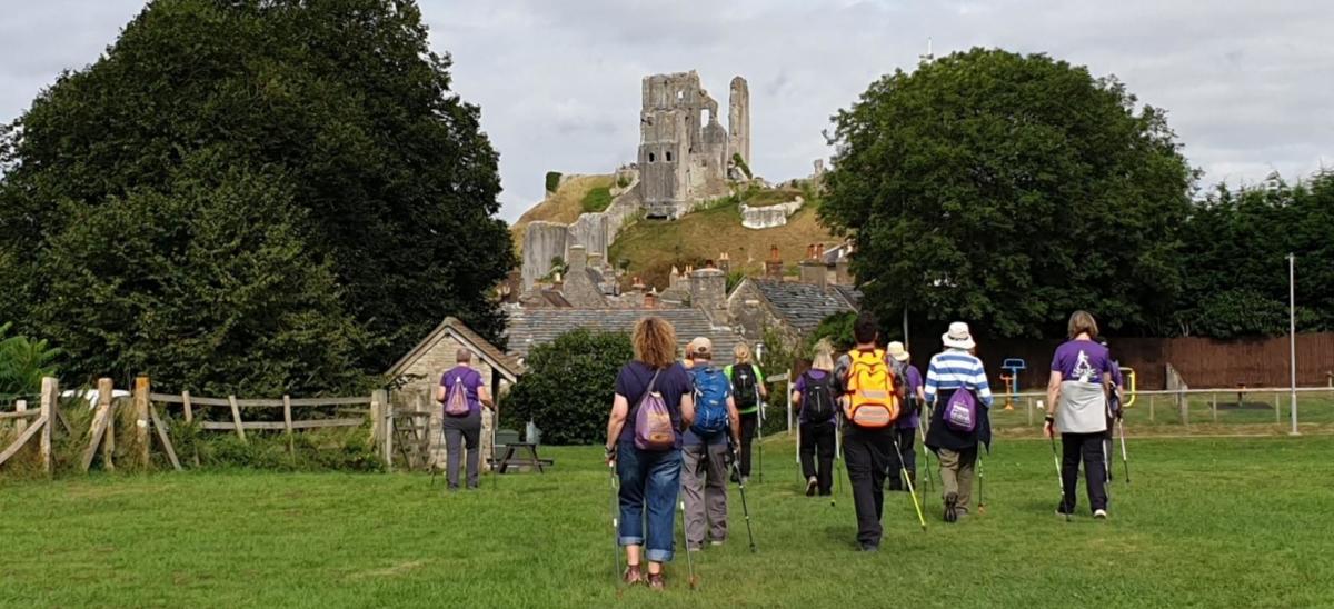 Walx Dorset group history walk at Corfe Castle