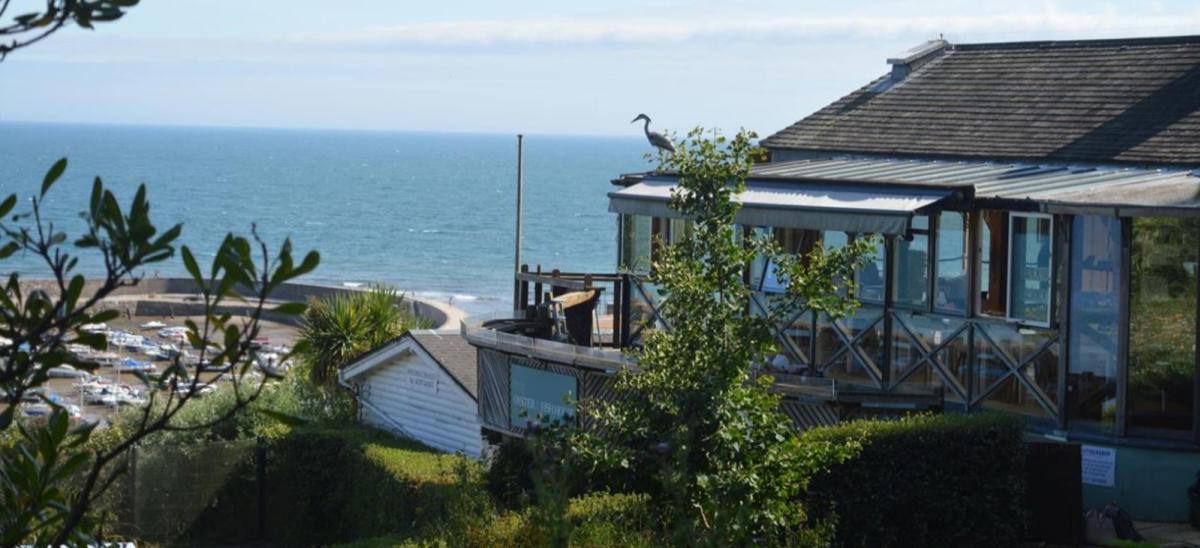 Exterior of the Oyster & Fish House in Lyme Regis