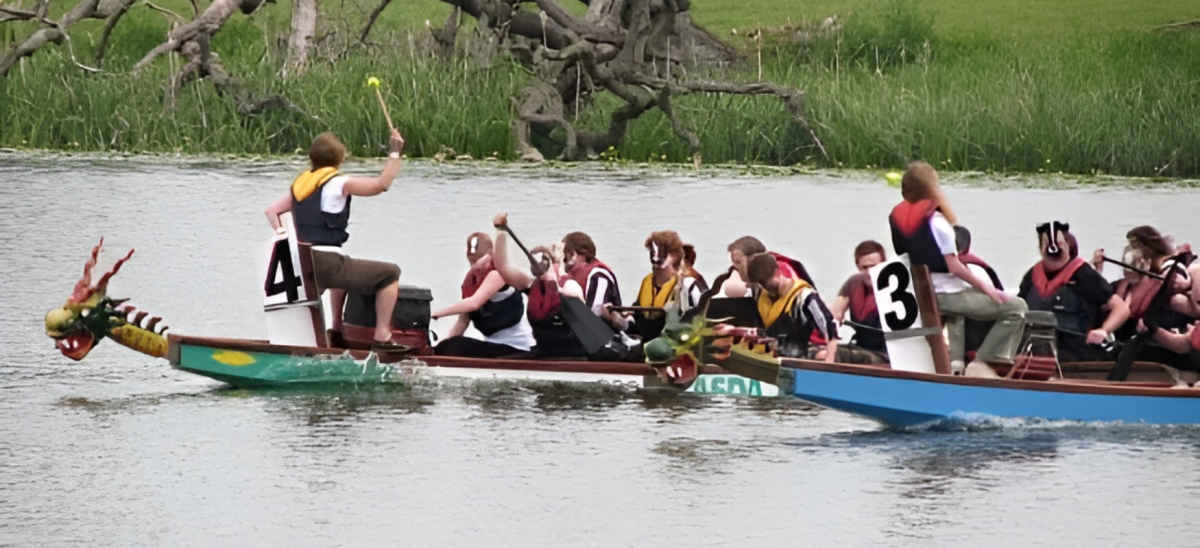 Dragon Boat Racing at Sherborne Castle