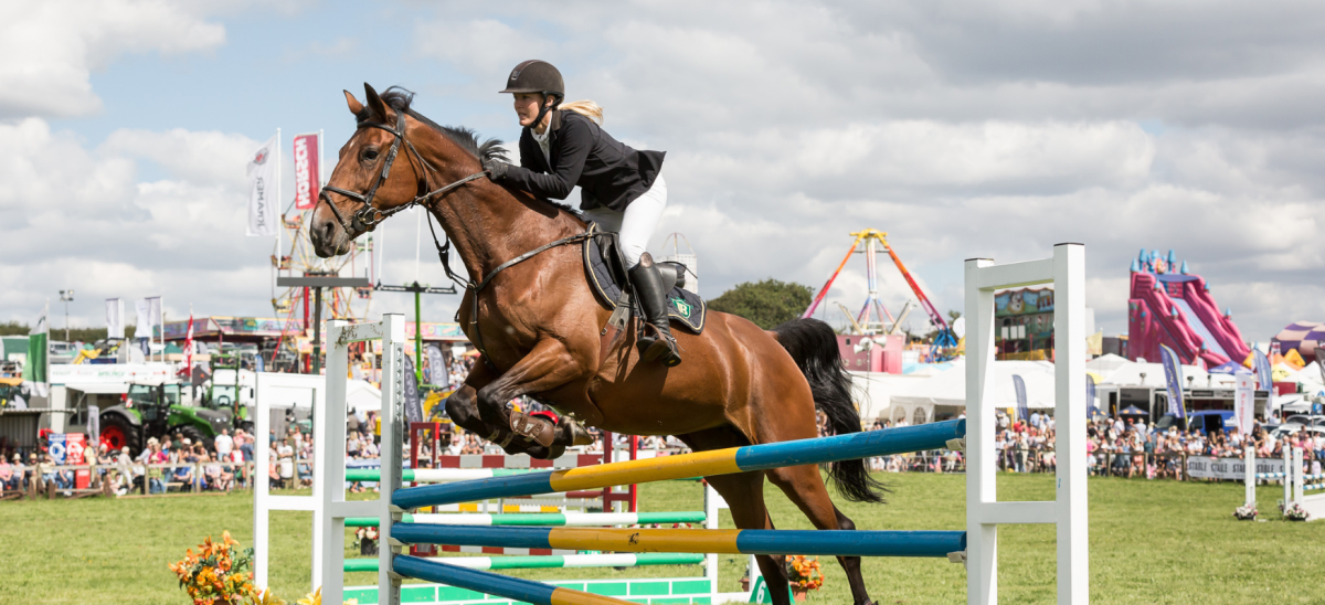 Showjumper at Dorset County Show