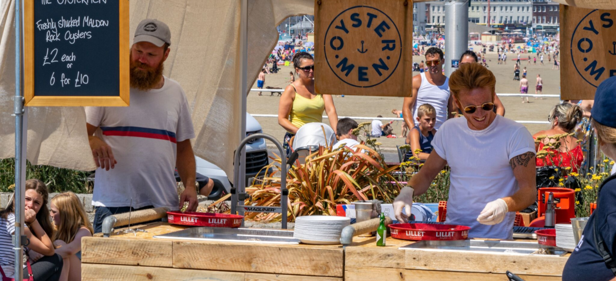 Oyster Men at Weymouth Seafood Festival