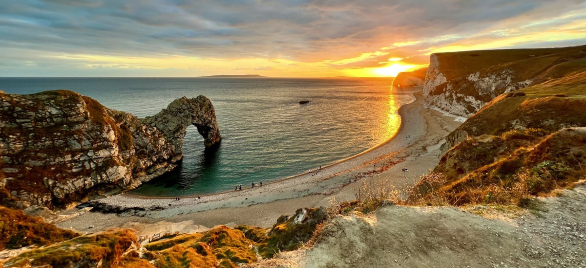 Sunset at Durdle Door