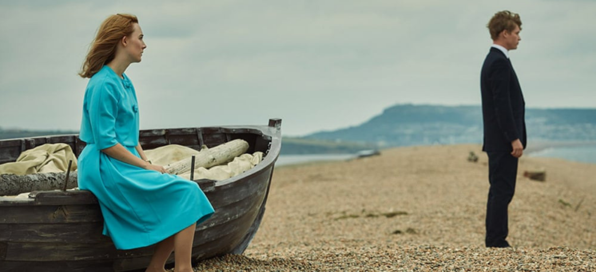 The 2015 film adaptation of Ian McEwan's novel On Chesil Beach with cast members Saoirse Ronan and Billy Howle