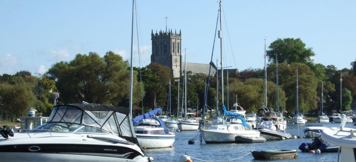 Christchurch Quay and Priory Church, Dorset