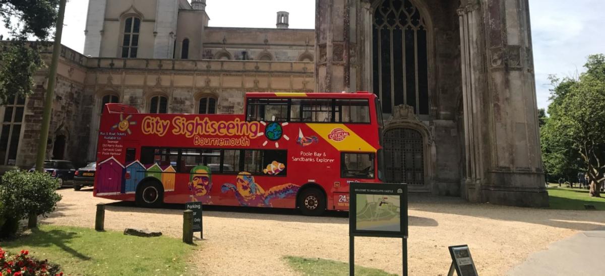 City Sightseeing Bournemouth double decker bus