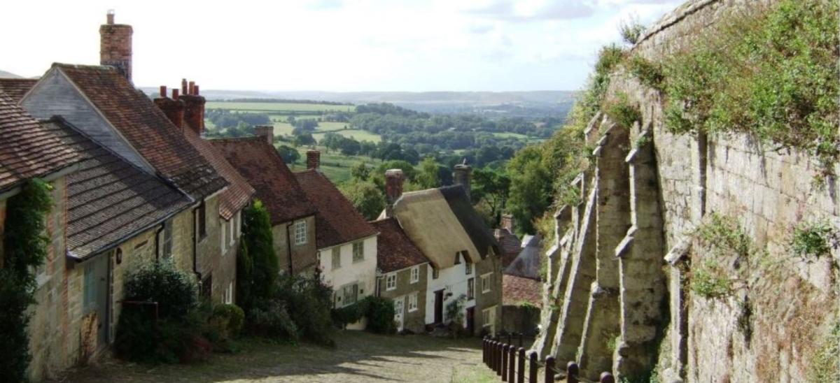 Gold Hill, Shaftesbury in Dorset