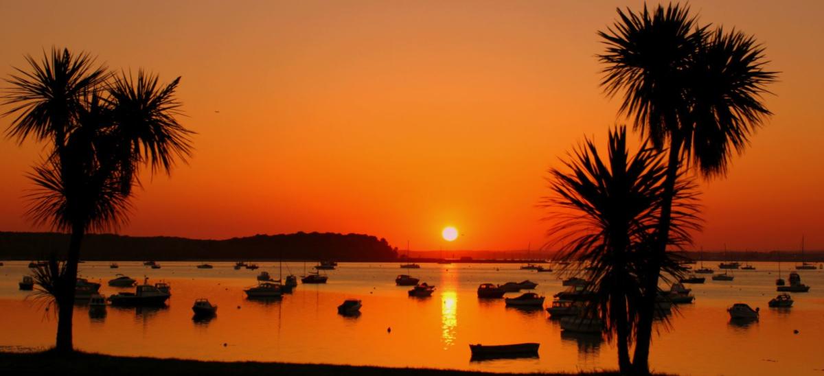 Sunset at Sandbanks, Poole copyright Matt Pinner