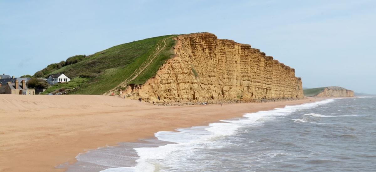 East Cliff at West Bay in Dorset