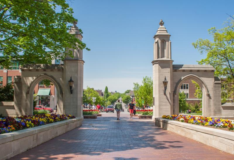 Sample Gates on a sunny spring day