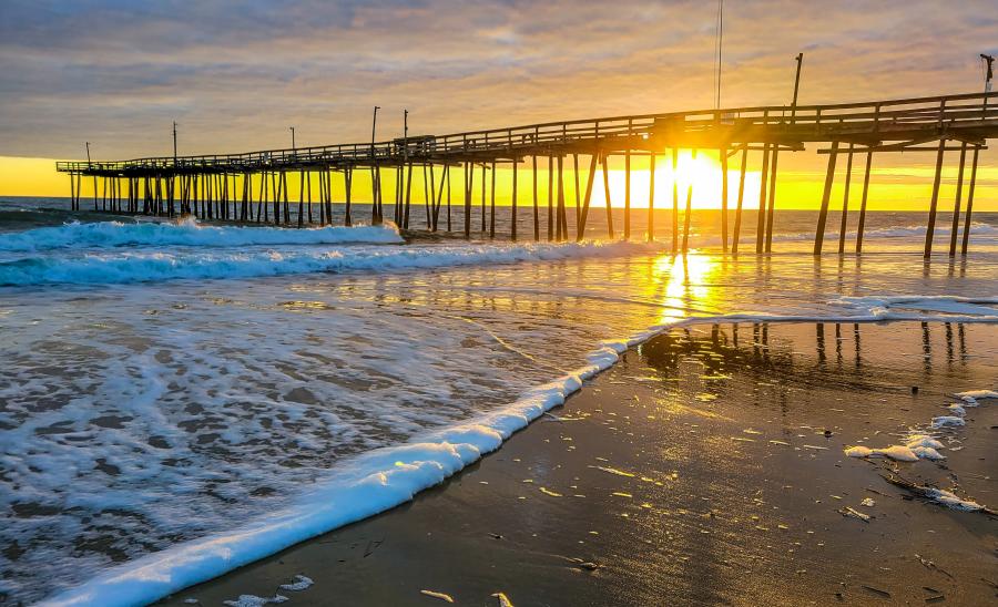 sunrise nags head outer banks pier