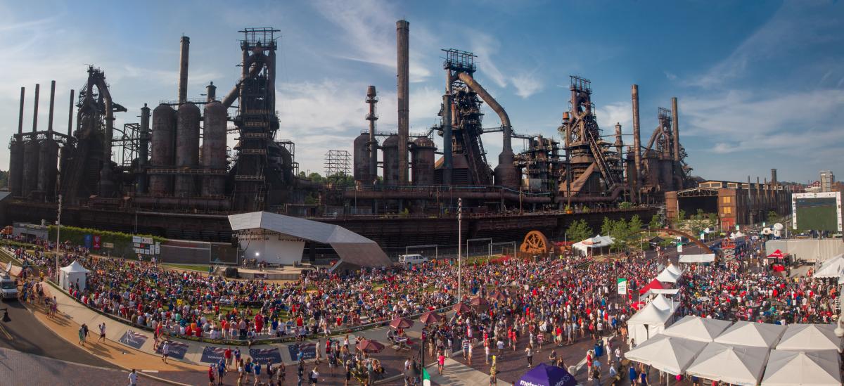 Lehigh Valley SoccerFest 2014 SteelStacks