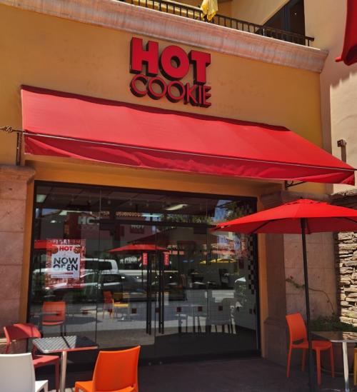 Storefront for Hot Cookie in downtown Palm Springs