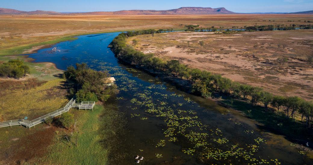 View of Parry Lagoons. Image: CJ Maddock and Australia's North West.