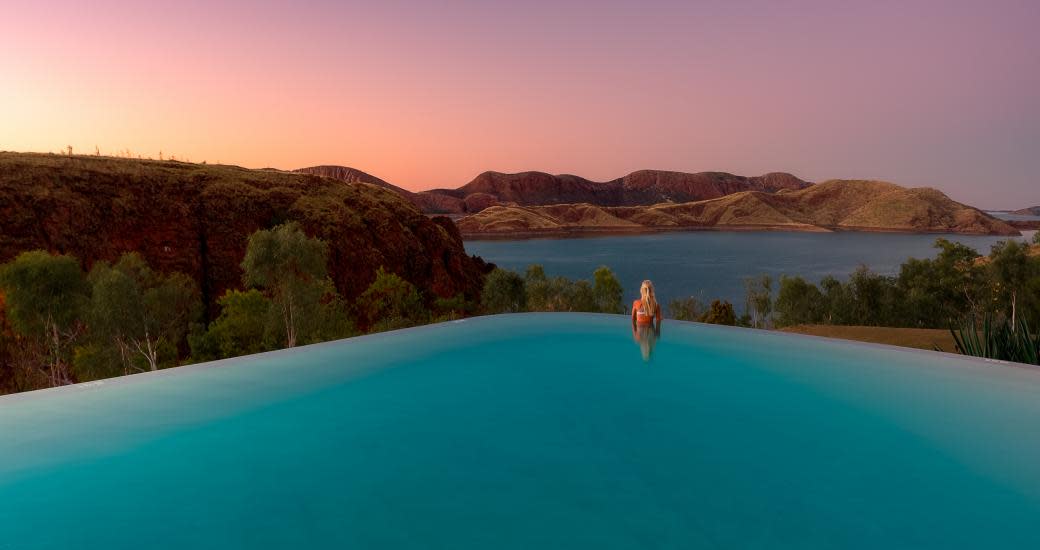 Swimming pool at Lake Argyle Resort near Kununurra