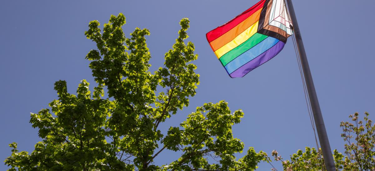 Pride Flag at Miners Hospital
