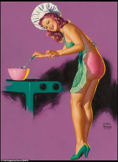 pin-up cooking