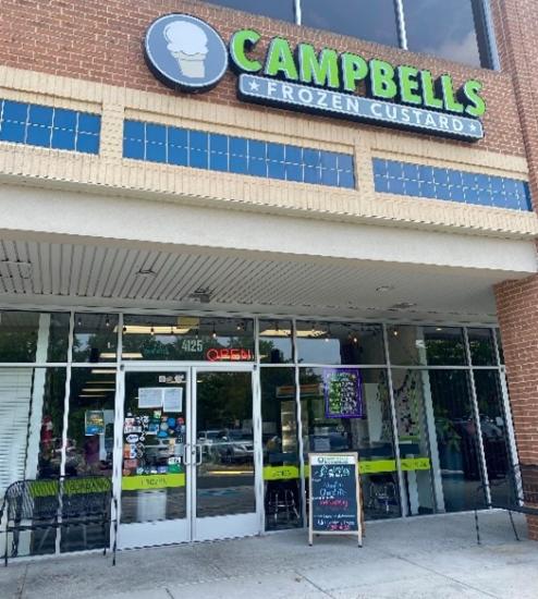 Exterior of Campbells Frozen Custard