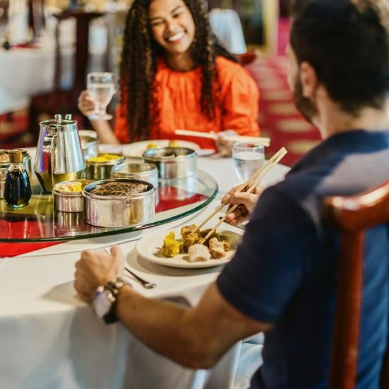 raditional Chinese breakfast in Panamá: dim sum served as a Sunday brunch, part of Panamanian culinary identity.