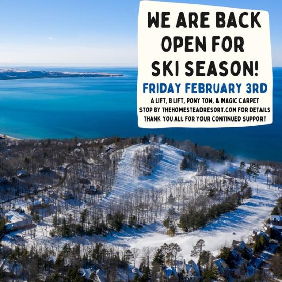 The Homestead Re-Opens for Skiing
