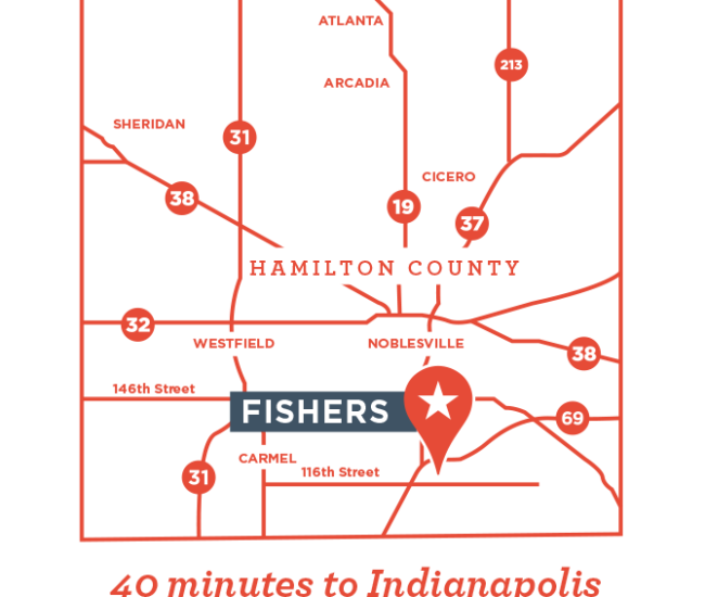 Fishers Indiana Map