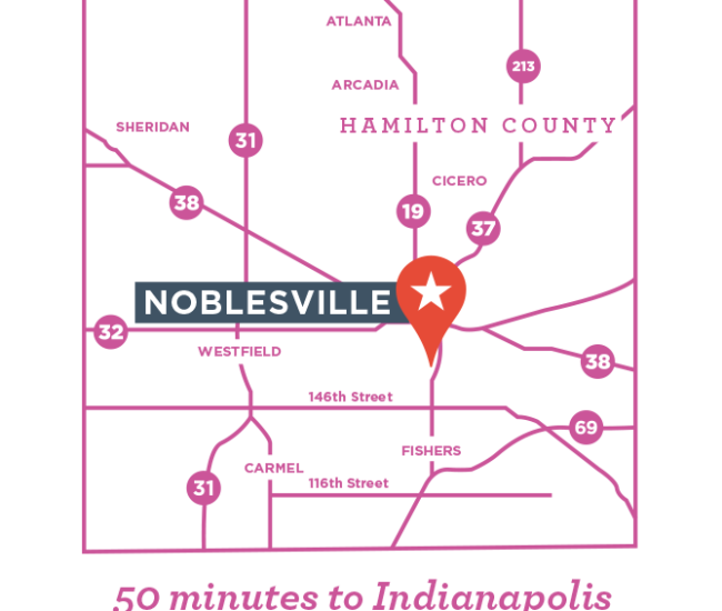 Noblesville Indiana Map