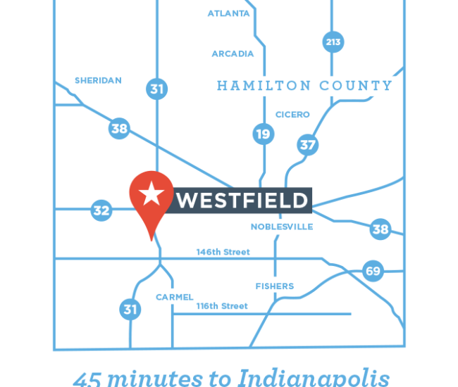 Westfield Indiana Map