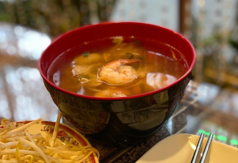 Soup from Burma Garden In Bloomington, IN