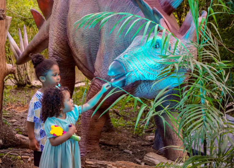 Dinosaurs at the Roger Williams Park Zoo