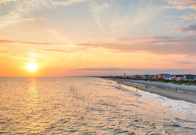 Sunset at Oak Island