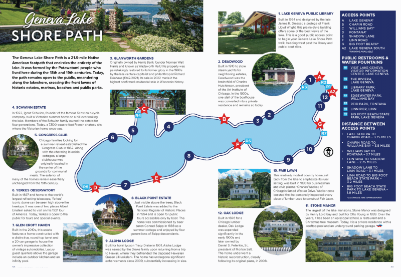 2026 Visitors Guide Shore Path Spread