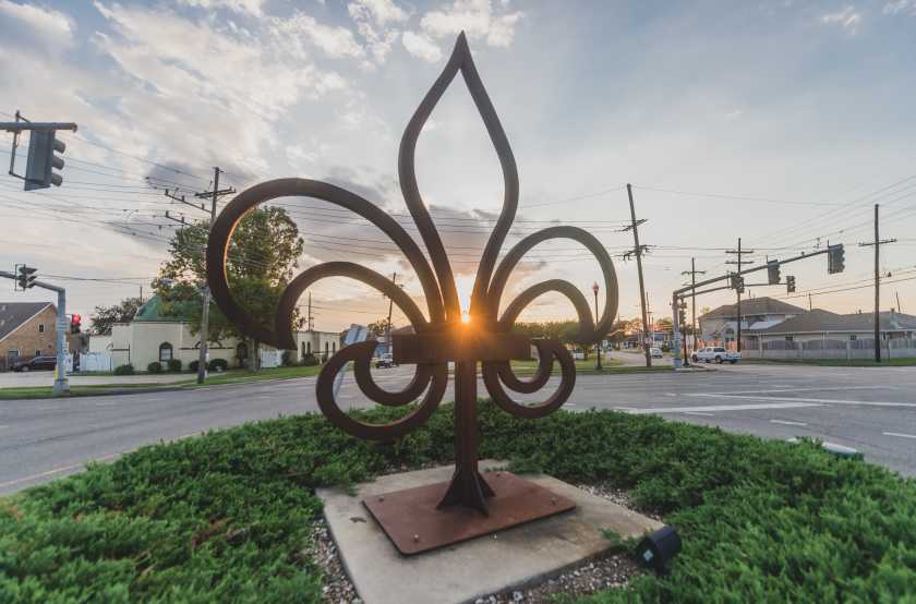 Fleur De Lis Sculpture