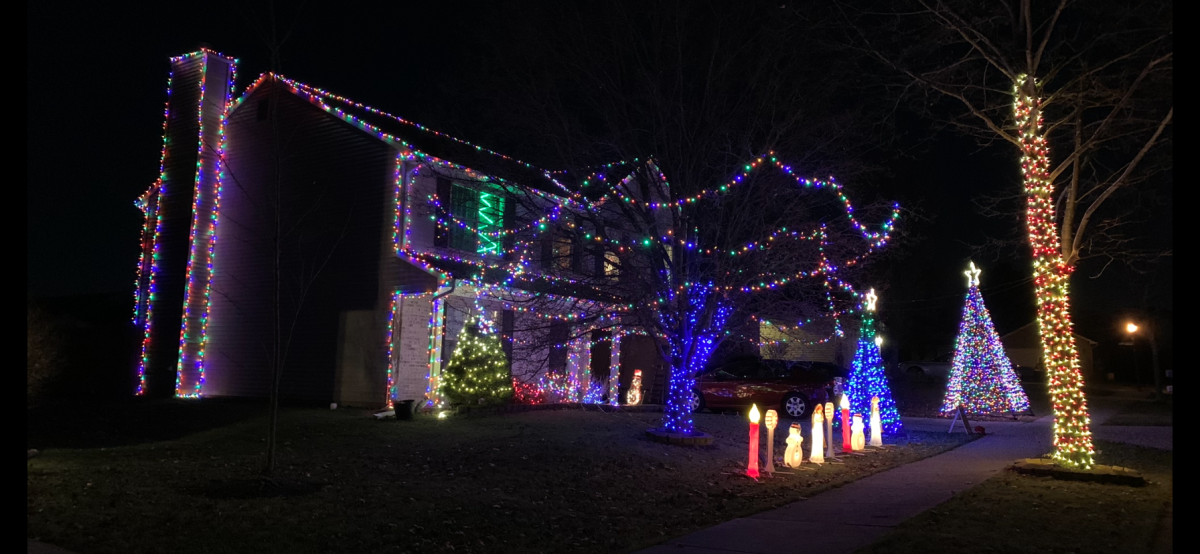 Christmas Lights Display at 7506 Conifer Place
