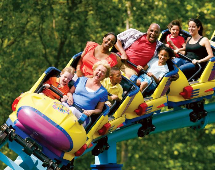 Roller Coaster at Sesame Place