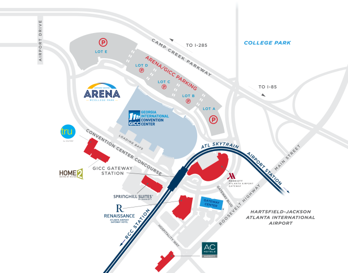 Gateway Center Map - March 2024