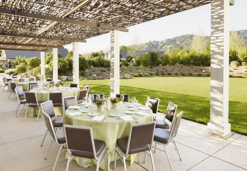 Dining Meeting Space at Solage Resort in Napa Valley
