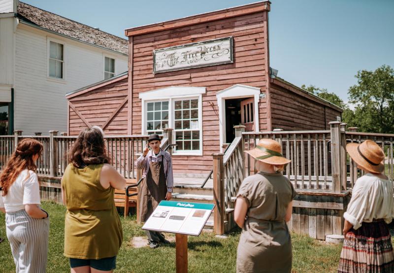 group at Fanshawe Pioneer Village