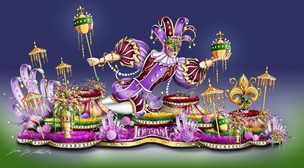 Louisiana float to feature music, Mardi Gras, and celebration during the 2024 Tournament of Roses Parade in Pasadena