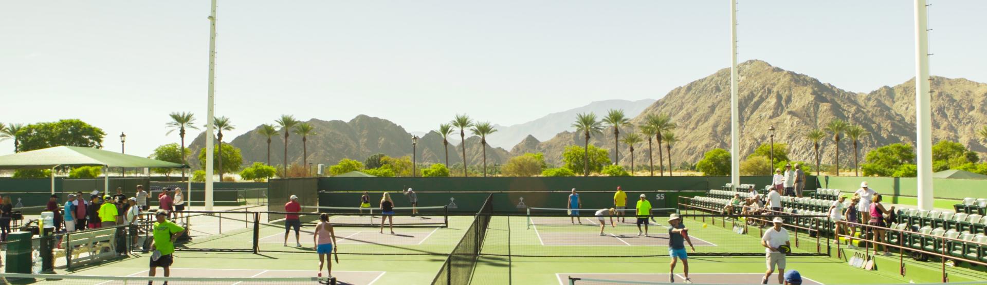 Palm Springs Pickleball Courts images go banana com