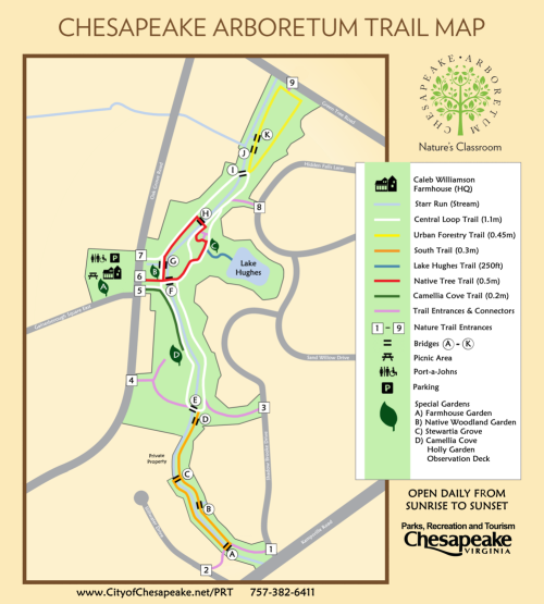 Arboretum Trail Map