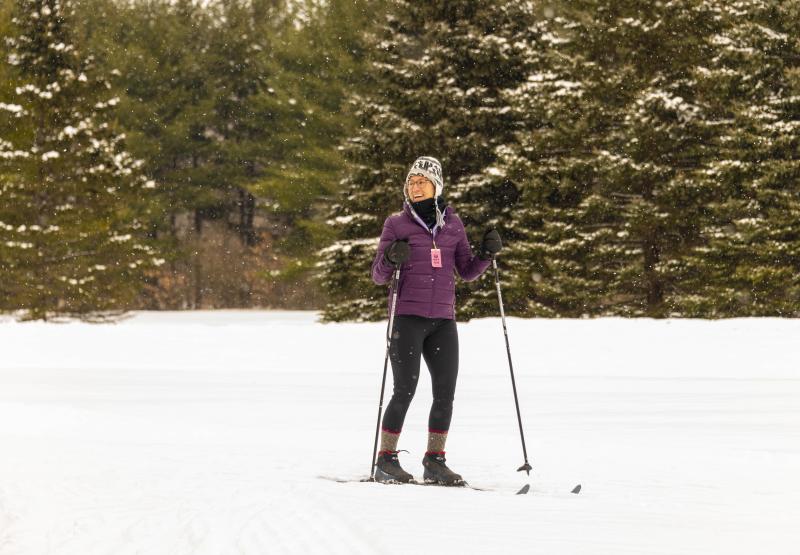 Skiing at St. Patrick's County Park
