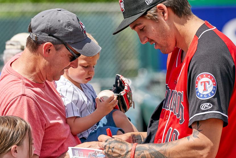 Crawdads Autograph