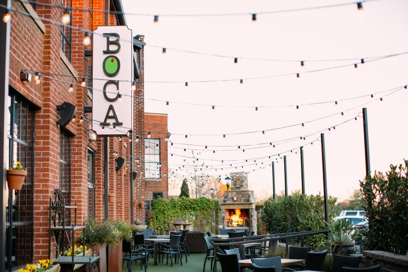 Boca outdoor patio